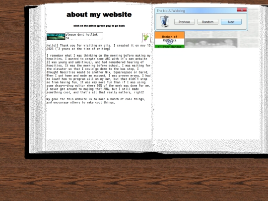 aboutsite screenshot
