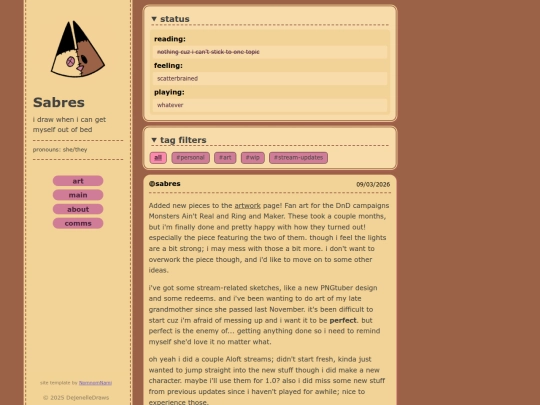 posts screenshot