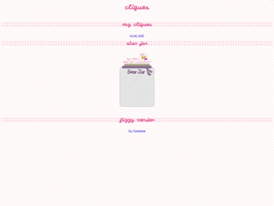 site/cliques screenshot