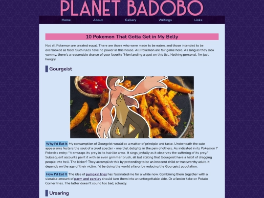 pokemonfoodten screenshot