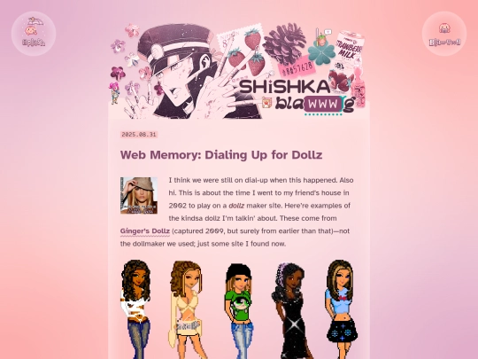 blog/dollz screenshot