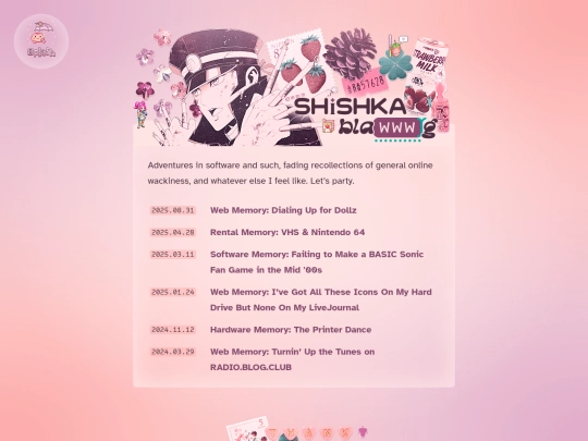 blog screenshot