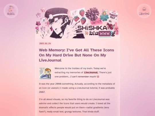 blog/livejournal screenshot
