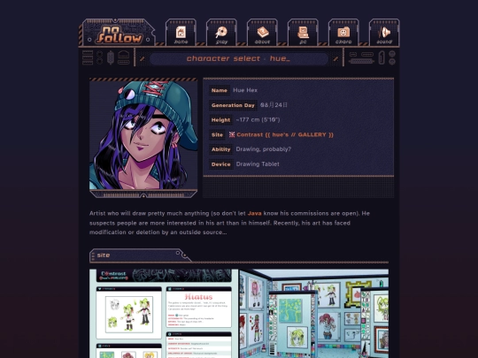 nofollow/hue screenshot