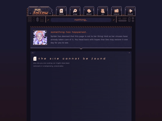 nofollow/nothing screenshot