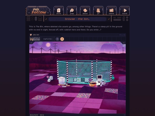 nofollow/site-the-bin screenshot