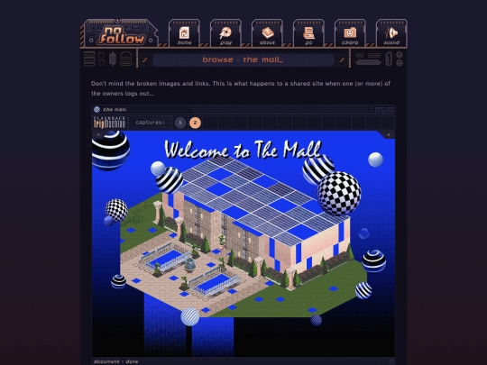 nofollow/site-the-mall screenshot
