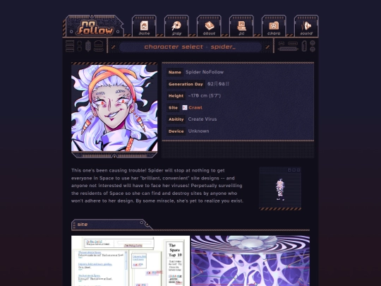 nofollow/spider screenshot