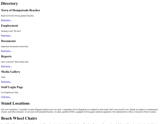 templates/homepage screenshot