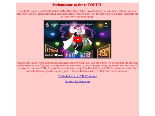UNDERTALE screenshot