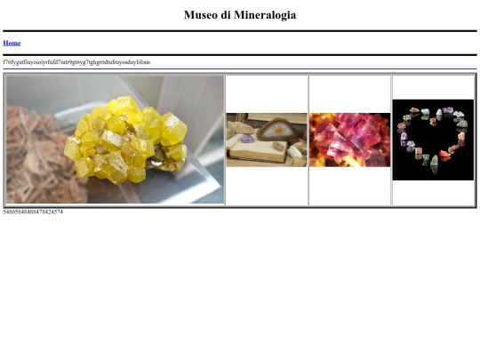 museo/minerologia screenshot