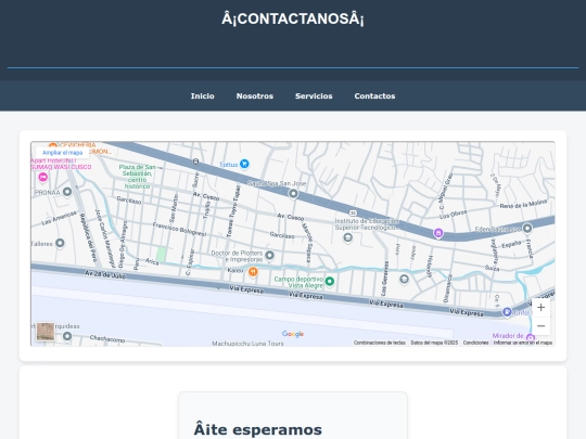 turismo/contactos screenshot