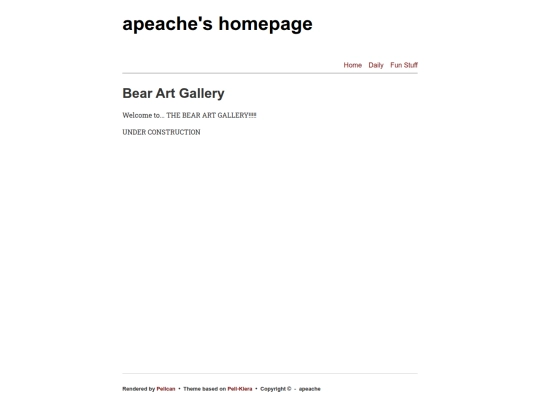 pages/bear-art-gallery screenshot