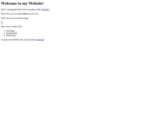 pages/stuff screenshot