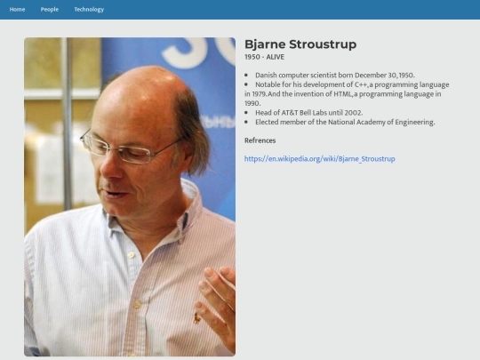 pages/people/bjarnestroustrup screenshot