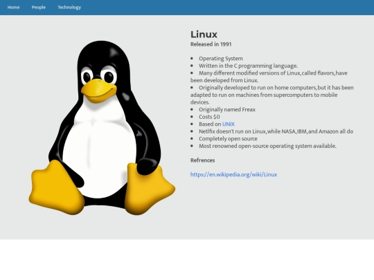 pages/tech/linux screenshot