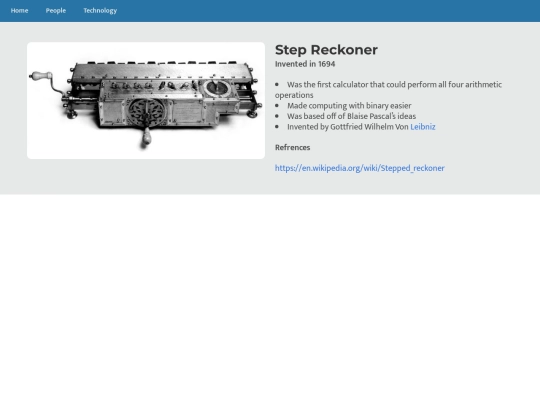 pages/tech/stepreckoner screenshot