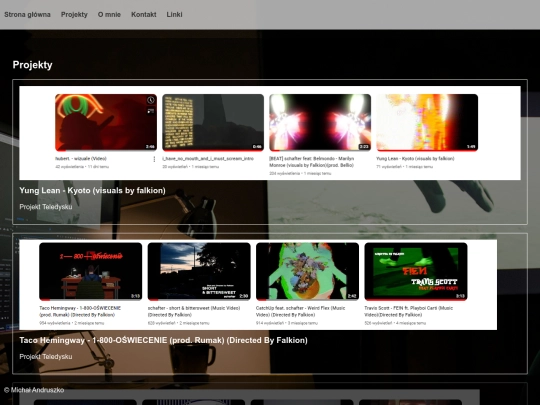 projects screenshot