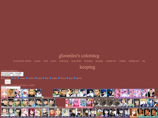 colorstcg/keeping screenshot