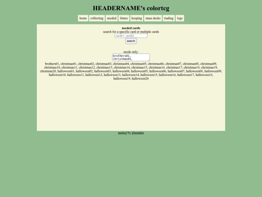 colorstcg/neotcgexample/neededcards screenshot