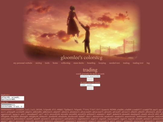 colorstcg/tradingtext screenshot