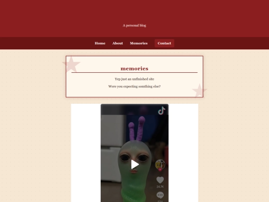 Memories screenshot