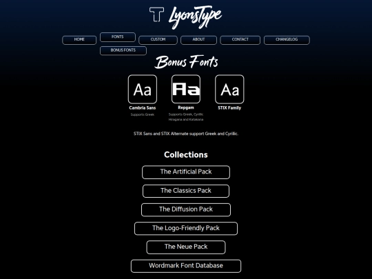 bonusfonts screenshot