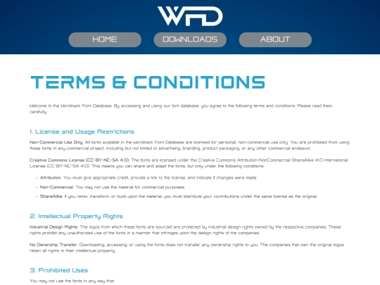 wordmark_terms screenshot