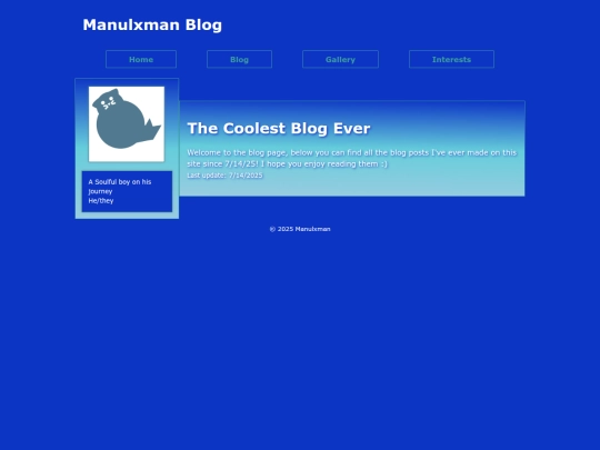 blog screenshot
