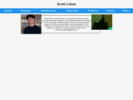 aboutme screenshot