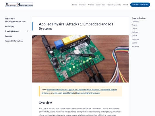 course-catalog/pae screenshot