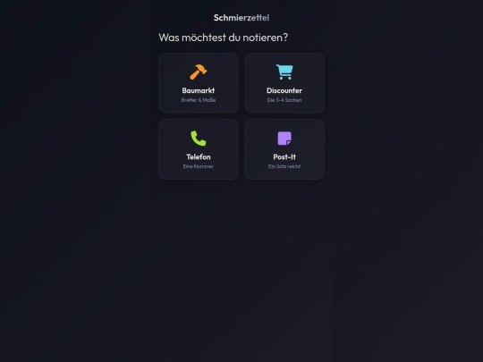 Schmierzettel screenshot