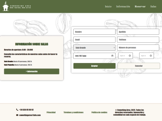 Reserva screenshot