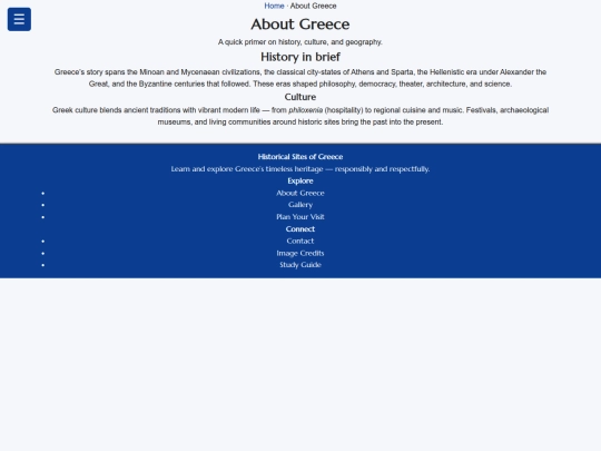 Pages/about screenshot
