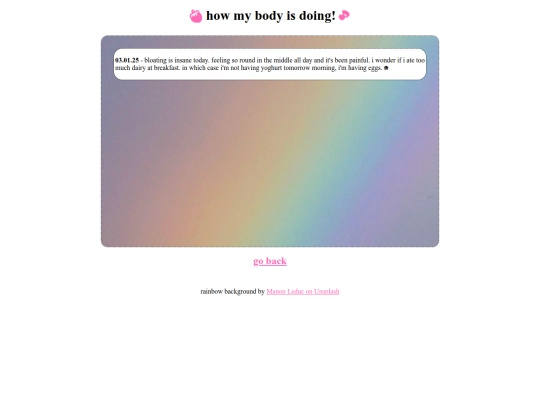 bodydiary screenshot