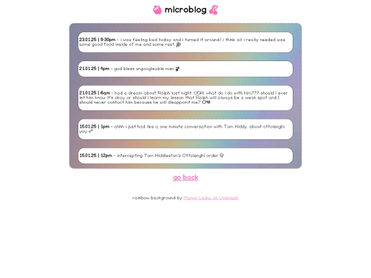 microblog screenshot