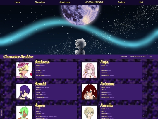 Character_Archive screenshot