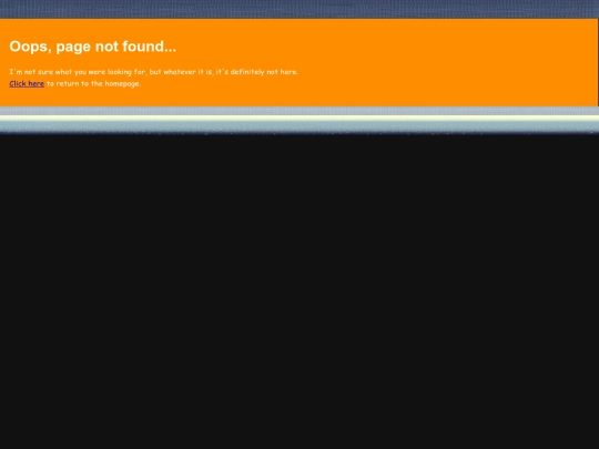 not_found screenshot