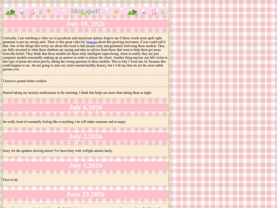 blog screenshot