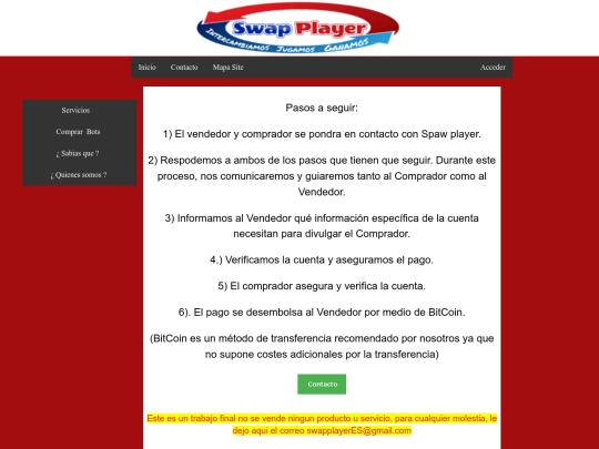 Servicios screenshot