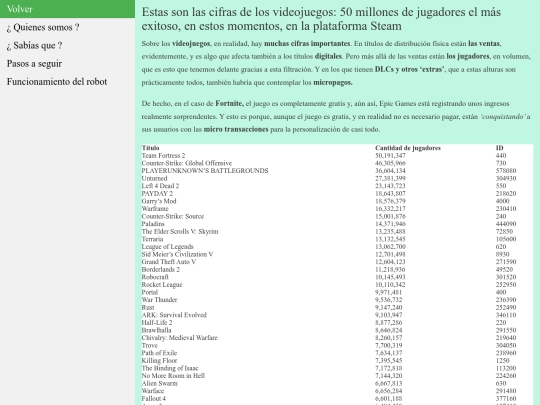 informacion screenshot