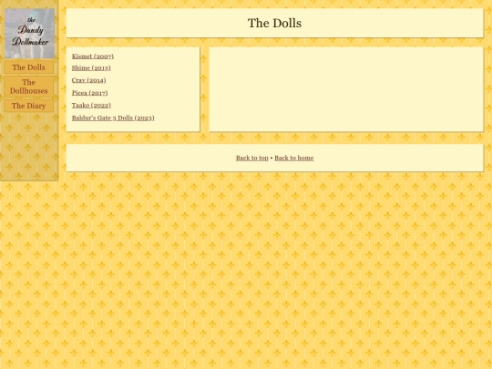 Dolls screenshot