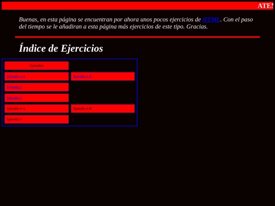index screenshot