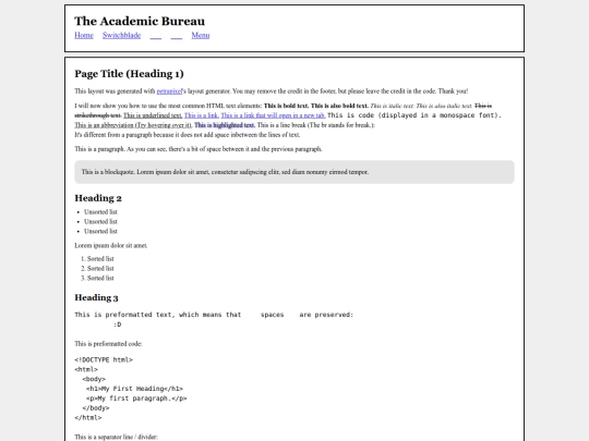 index screenshot