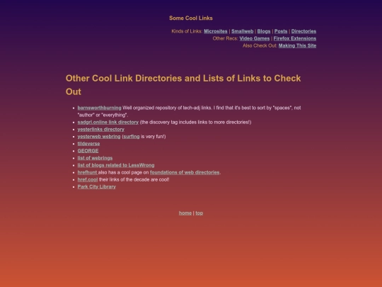 directories screenshot