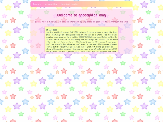 blogs/self-blog screenshot