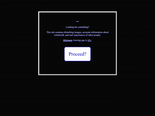 warning screenshot