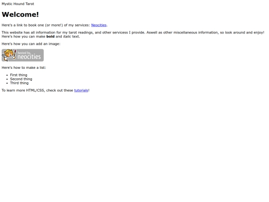 index screenshot