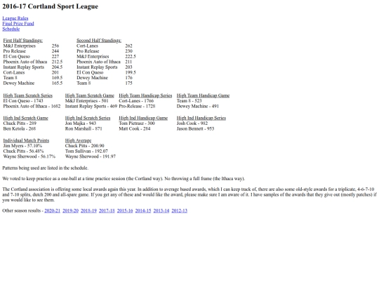 sportleague/2016-17 screenshot