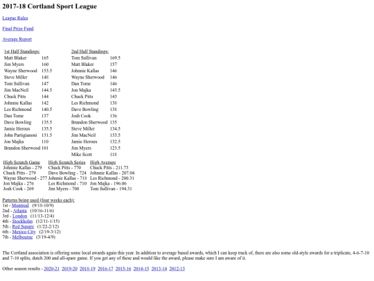 sportleague/2017-18 screenshot